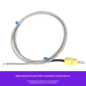 สายวัดอุณหภูมิเทอร์โมคัปเปิลชนิด K สำหรับเตาเผา ทนอุณหภูมิสูง 1000 องศา พร้อมสายชดเชย - Product Image 3