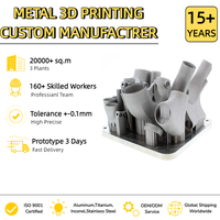 Fabricant d'impression 3D rapide SLM, impression métallique DMLS, prototype rapide, AlSi10Mg 6061 avec finition CNC