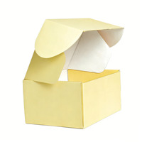 Caja de Envío Personalizada Tipo Concha para Set de Belleza y Cuidado de la Piel, de Cartón Corrugado, con Forro de Esponja, Materiales Reciclados
