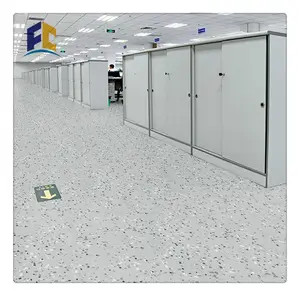 Esd Pvc plastic flooring for hospital linoleum hospital polished compound anti-static vinyl tile