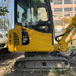 Miniexcavadora Komatsu PC20 usada de 0.1 toneladas, motor Cummins, bomba hidráulica Kawasaki, motor original de Japón, 1200-2000 horas, 90% nueva. - Product Image 4