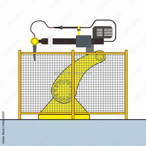 HSJ kaynaklı tel örgü muhafazaları ve bitki tabanındaki kaynaklı tel muhafazaları koruyan konveyör çevresi - Product Image 5
