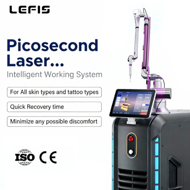 Professional Pico Laser Machine Qswitch Grade Picosecond Laser Machine for Tattoo Removal and Eyebrow Pigment Removal