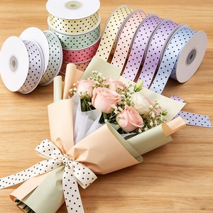 Seasonal Holiday Custom <b>Ribbon</b> Themed Printed Design For Christmas Easter Festival Wrapping - Product Image 3