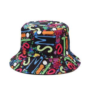 Casquette de pêcheur pliable réversible imprimée en coton, design OEM, pour femmes et hommes, été, plage - Product Image 3