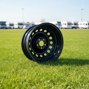 Vente chaude Jantes en acier OEM 6Jx15 15 <span class=keywords><strong>pouces</strong></span> 15x6J PCD 4x100 pour <span class=keywords><strong>remorque</strong></span> ST225/75R15 235/75R15 - Product Image 3
