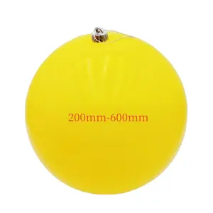 新年クリスマスオーナメント豪華な60cmクリスマスプラスチック大型ボール屋外ペンダントクリスマスボール & ツリーオーナメント2023