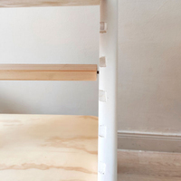 Chaise haute en bois Bébés et tout-petits Chaise haute de salle à manger Chaise de croissance réglable Chaise d'alimentation pour bébé