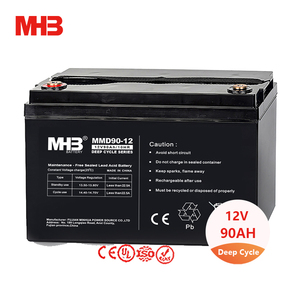 Mhb MMD90-12 <span class=keywords><strong>Agm</strong></span> 태양광 시스템 씰 납산 건조 딥 사이클 배터리 12v 90ah 가격 - Product Image 1