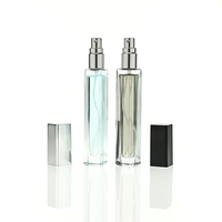 Botol Parfum Isi Ulang 10ml Desain Baru Warna-warni, Botol Kaca Mini Sekrup 10 ml untuk Perjalanan, Tersedia