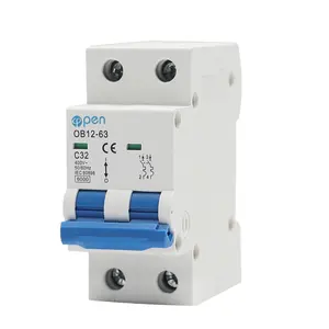 Open Electric DZ47-63 1p 2P 3P 4P Mini MCB 20A 16A 10A 32A 25A 40A 63A AC MCB Miniature Circuit Breaker With CE Certificate