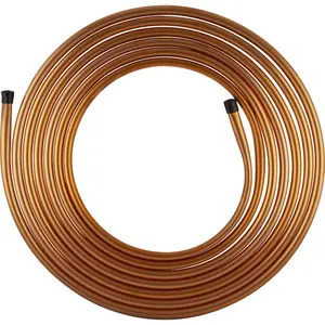 Diamètre extérieur en métal de haute qualité du fabricant 1/2 "3/4" C11000 prix réduit tuyaux en <span class=keywords><strong>cuivre</strong></span> pour la climatisation - Product Image 1