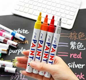 Lot de 12 marqueurs de <span class=keywords><strong>peinture</strong></span> inodores, non décolorants et non toxiques <span class=keywords><strong>pour</strong></span> DIY, albums, graffitis et pneus de <span class=keywords><strong>voiture</strong></span> - Product Image 4