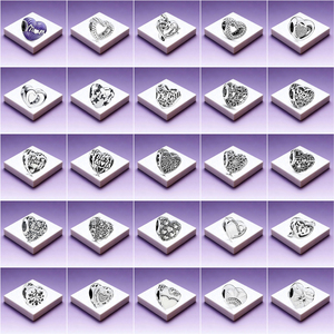 Charm de Plata 925 de Alta Calidad, Estilo Vintage, con Zirconia en Forma de Corazón y <span class=keywords><strong>Letras</strong></span> Grabadas, para el Día de la Madre - Product Image 3