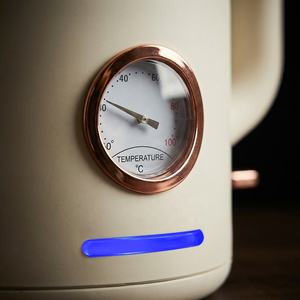 Nuevo Producto en Tendencia, Hervidor Eléctrico de Doble Capa con Indicador de Temperatura y Pantalla de 1 Litro y 1000 Vatios, Pedido OEM - Product Image 3