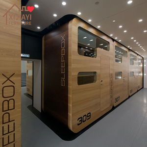 Pod de Couchage Moderne en Bois : Capsule Hôtel, <span class=keywords><strong>Lit</strong></span> <span class=keywords><strong>Superposé</strong></span> et Module d'Aéroport - Product Image 2