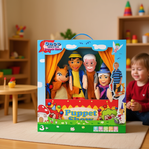 Spectacle de marionnettes Once Upon A Time 39x36x7 cm pour enfants, jeu d'imitation - Product Image 3
