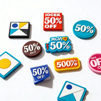 Étiquette promotionnelle colorée en PVC souple, aimant de réfrigérateur, autocollant personnalisé pour supermarché, cadeaux et achats