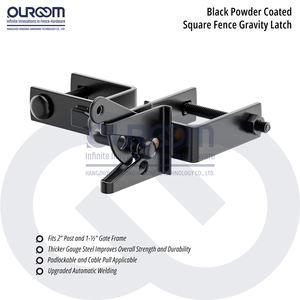 Soporte Universal <span class=keywords><strong>de</strong></span> Acero Inoxidable <span class=keywords><strong>para</strong></span> Cercas <span class=keywords><strong>de</strong></span> Granja y Hogar, Altura Personalizable, Resistente a la Oxidación, Duradero, Fácil <span class=keywords><strong>de</strong></span> Montar, Herraje <span class=keywords><strong>para</strong></span> Cercas Exteriores - Product Image 3