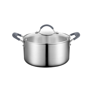 Lennon Ustensiles de cuisine de luxe haut de gamme Pot à soupe en acier inoxydable composite à trois couches Pot à soupe multifonction <span class=keywords><strong>24</strong></span> <span class=keywords><strong>cm</strong></span> - Product Image 1