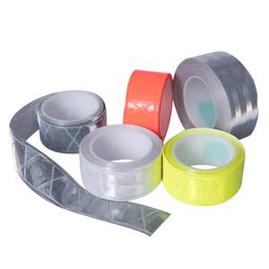 2 pollici lucido bianco PVC Micro prisma nastro riflettente triangolo stampabile in vinile riflettente per abbigliamento da lavoro - Product Image 6