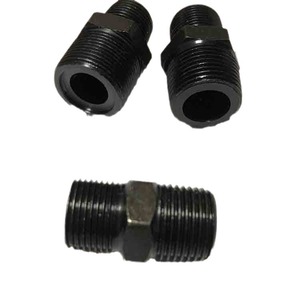Junta de Transición Hidráulica Roscada 18x1.5, Conector de Acero 45 con Oxidación Negra para Tubería de Aceite de Alta Presión - Product Image 4