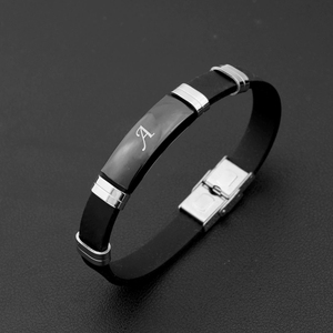 Nova Pulseira de Silicone da Moda 2025 com Alfabeto Inglês para Casais, Joia de Presente de Luxo, Exclusivo Original Transfronteiriço - Product Image 4