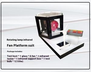 Haute qualité infrarouge puissance soleil <span class=keywords><strong>Film</strong></span> chauffage lampe affichage écran rotatif à Six faces pour voiture fenêtre teinte testeur Dissipation thermique - Product Image 2