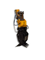 Grappins d'excavatrice hydrauliques professionnels sur mesure d'usine, modèle MG02, compatibles avec des godets de 3 à 30 tonnes, ouverture de mâchoire de 2200 mm pour la manutention