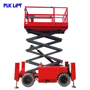 8M 10M Diesel/Batterij Power Mobiele Zelfrijdende Schaarlift Hydraulische Man <span class=keywords><strong>Lift</strong></span> Voor Verkoop - Product Image 4