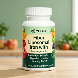 Liposomal Iron with Fiber Vegetables – Antioxidant Superfood, Supports Digestion Health & Immunity Boost, Dietary <b>Supplement</b> - Product Image 1