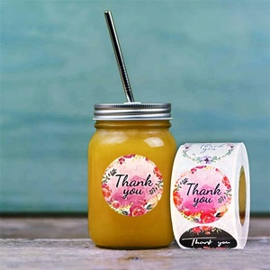 1 pulgada ronda Gracias por apoyar a <span class=keywords><strong>mi</strong></span> pequeño negocio regalo pegatina/sobre de decoración parche de etiqueta de embalaje - Product Image 1