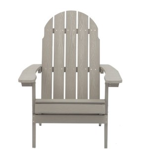 CHOUVANT 2021 New model hot selling cheap PS garden plastic wood adirondack chair hotel resort outdoor chair