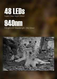 2025 Hot Bán 1080P Ngoài Trời 16MP IP66 Không Thấm Nước 0.2-0.5S IR Tầm Nhìn Ban Đêm Đường Mòn Săn Bắn Máy Ảnh - Product Image 6