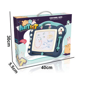 子供たちが絵画ボードのおもちゃを書く知的でカラフルな消去可能な製図板セット - Product Image 4