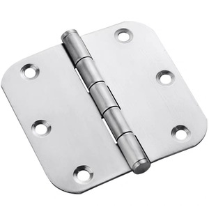 Петля из нержавеющей стали с доводчиком, скрытая, толщина 2,5 мм, угол открывания 180°, современный дизайн, настенная, 35 мм, для гостиной - Product Image 1