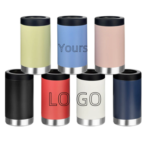Premium 4 in 1 Custom 12oz 355ml può refrigeratore Anti-scivolo supporto isolato per feste concerti campeggio eventi aziendali - Product Image 3