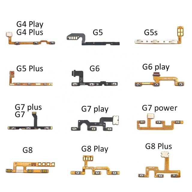 Wholesale Mobile Phone Flex Cable for Moto G4/G5/G5S/G6 Play/G7 Plus/G8 Power Lite/G30 Power Switch on off Volume Button Flex