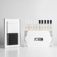 Ensemble de flacons de parfum à étiquette privée 2 ml 3 ml 5 ml Flacon en verre avec emballage personnalisé en boîte en papier