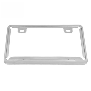 Cadre de plaque d'immatriculation universel en acier inoxydable japonais, support de plaque d'immatriculation pour voiture - Product Image 3