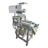 Commerciële automatische spiraalsapcentrifuge met motor 220V hoge productiviteit voor gember- en wortelsapmachine - fabrieks prijs
