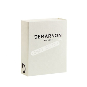 Thẩm mỹ kem màu nâu màu be tùy chỉnh logo cứng nhắc các tông đóng cửa từ đóng mở phẳng có thể gập lại hộp đóng gói quà tặng - Product Image 2