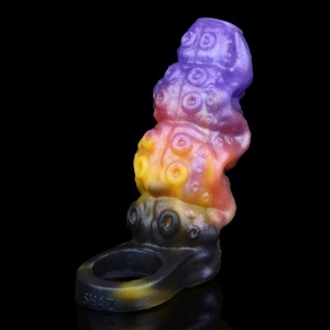 SHAZ Alien Octopus Penis Sleeve, Funda de Silicona para Pene con Diseño de Monstruo de Fantasía, Extensor de Pene, Juguetes Sexuales para Adultos, Mayorista - Product Image 5