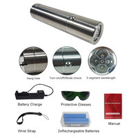 Shanglaite Nouveau Dispositif de Photothérapie Portable Mini LED Infrarouge Thérapie par Lumière Rouge Soulagement de la Douleur Torche Lumineuse Multi-longueurs d'onde pour le Corps