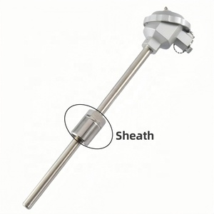 <span class=keywords><strong>Wzpk</strong></span>統合装甲熱抵抗304ステンレス鋼シースねじ付き<span class=keywords><strong>pt100</strong></span>センサー - Product Image 3