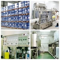 Seau jetable de 5 gallons de détergent liquide parfumé pour lessive en vrac avec élimination des taches tenaces pour lavage automatique et manuel