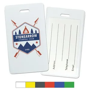 Wholesale Cheap Clear Vinyl Plastic Luggage Tags