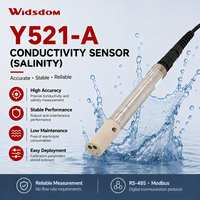 Sensor de Conductividad Industrial, Sonda de Salinidad TDS con 0-100mS/cm, IP68, RS485, Modbus, para Monitoreo de Calidad del Agua en Acuicultura