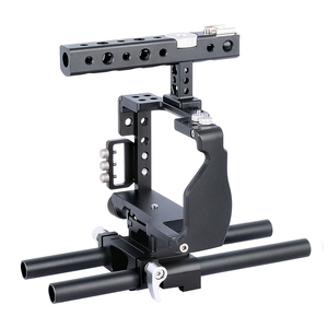 Nueva jaula de cámara protectora de acción de teléfono de fotografía de aluminio C6 para <span class=keywords><strong>Sony</strong></span> A6000/A6300/<span class=keywords><strong>A6400</strong></span>/A6500 - Product Image 4