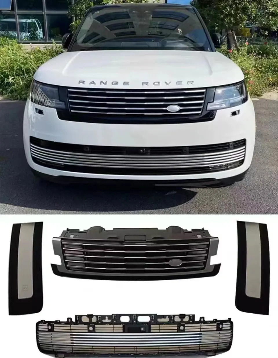 Auto Parts Other Exterior Accessories Car Tuning Accessories Front Grille Car Mesh Grill For Range Rover Body Kit 2023